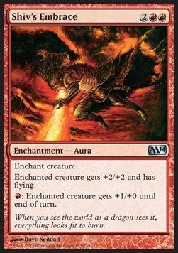 Carta MTG-Abbraccio di Shiv-Magic 2014-Near Mint-U-Italiano