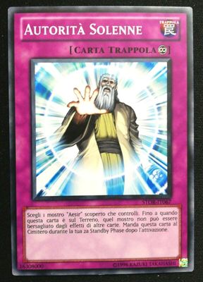 Carta YUGIOH-Autorità Solenne-STOR-ITA-LP-Common
