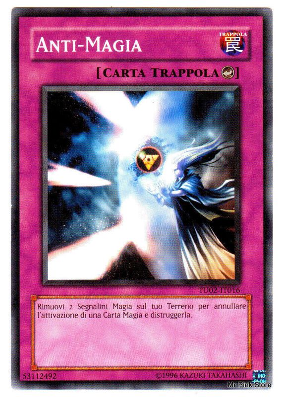 Carta YUGIOH-Anti-Magia-TU02-IT016-ITA-EX-Common