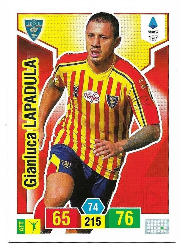 Trading card Adrenalyne 2019-20 - N°197 Gianluca Lapadula  Lecce