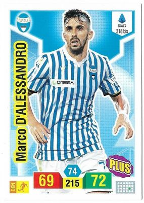 Trading card Adrenalyne 2019-20 - N°318 Bis Marco D'Alessandro  Spal