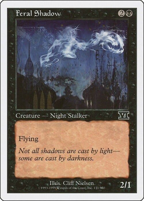 Carta MTG-Ombra Ferale-Sesta Edizione-N.131-ITA-EX-
