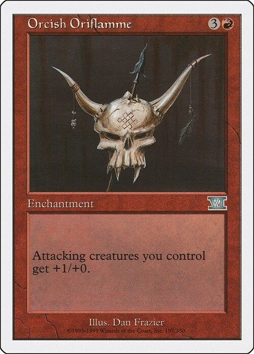 Carta MTG-Orifiamma Orchesco-Sesta Edizione-N.197-ITA-Good-
