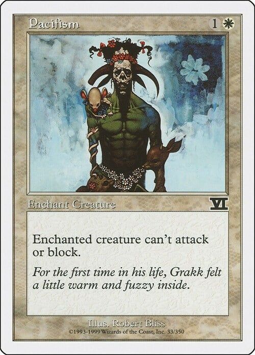 Carta MTG-Pacifismo-Sesta Edizione-N.033-ITA-EX-