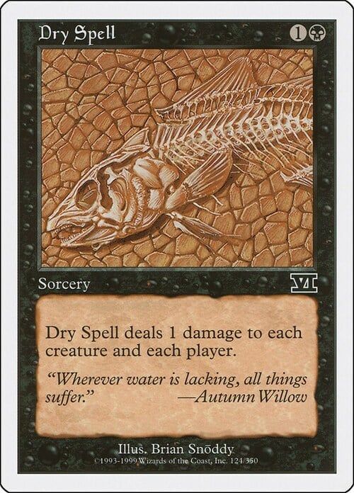 Carta MTG-Prosciugare-Sesta Edizione-N.124-ITA-EX-