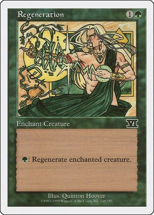 Carta MTG-Rigenerazione-Sesta Edizione-N.248-ITA-EX-