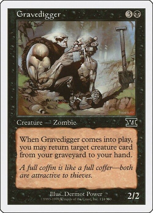 Carta MTG-Scavatombe-Sesta Edizione-N.134-ITA-EX-