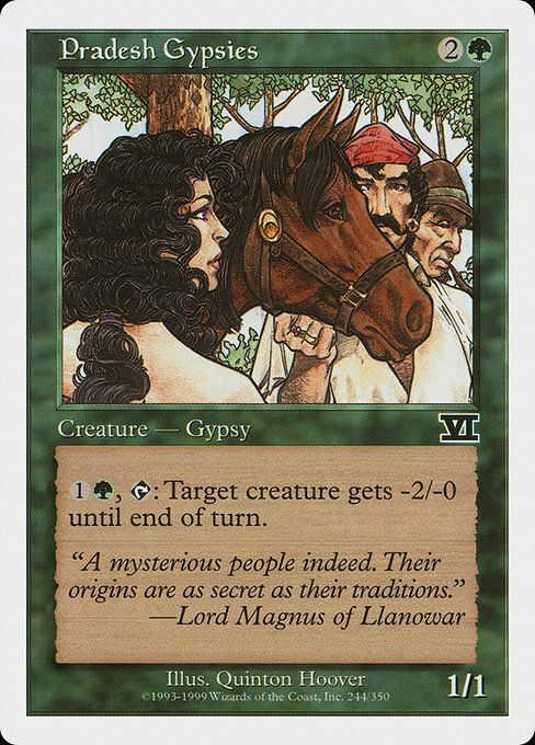 Carta MTG-Zingari di Pradesh-Sesta Edizione-N.244-ITA-EX-