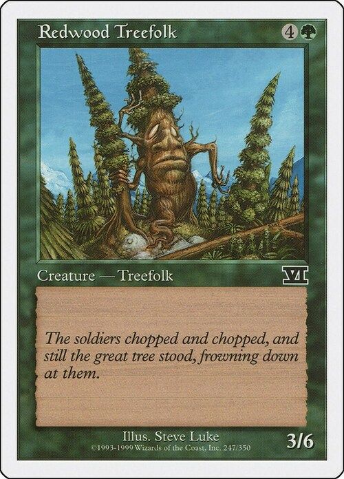 Carta MTG-Silvantropi Sequoia-Sesta Edizione-N.247-ITA-EX-