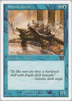 Carta MTG-Tartaruga Cornuta-Sesta Edizione-N.074-ITA-Good-