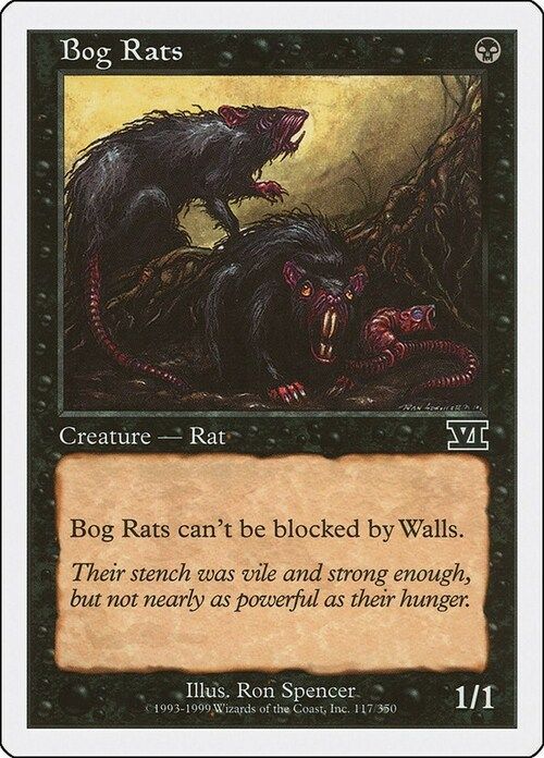 Carta MTG-Topi delle Paludi-Sesta Edizione-N.117-ITA-EX-