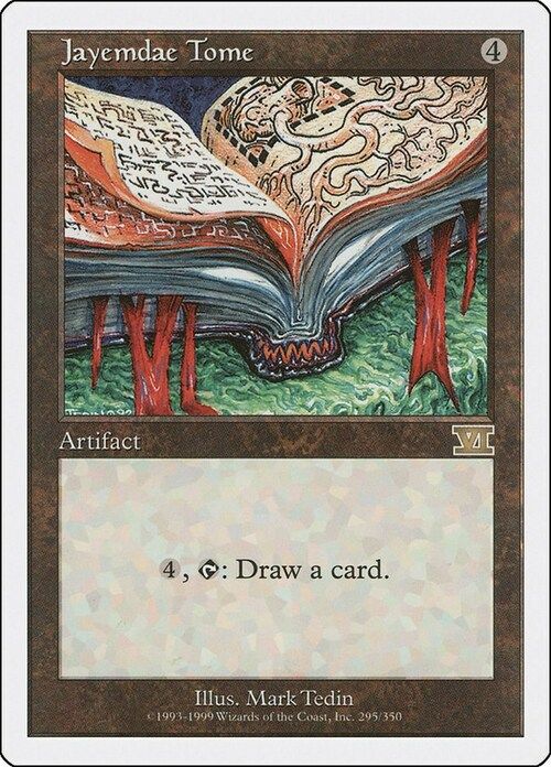 Carta MTG-Tomo di Jayemdae-Sesta Edizione-N.295-ITA-EX-