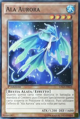 Carta YUGIOH-Ala Aurora-LTGY-IT013-ITA-Good-Common