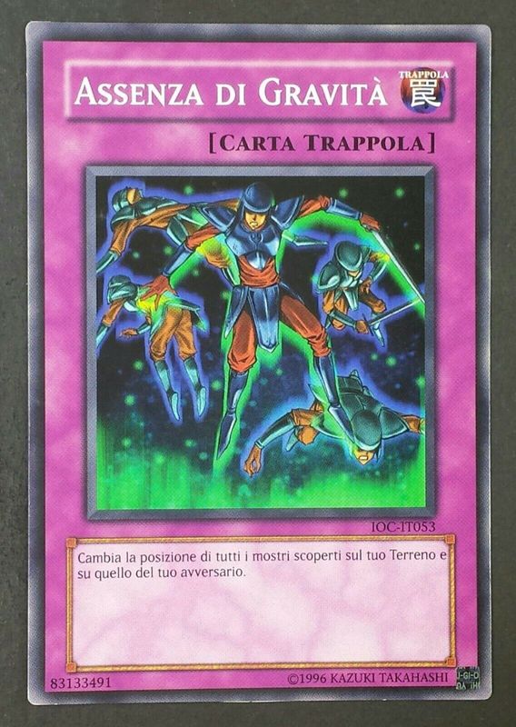 Carta YUGIOH-Assenza di Gravità (V.2)-IOC-ITA-LP-Common