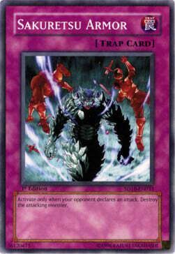 Carta YUGIOH-Armatura Sakuretsu-SD10-ITA-Poor-Common
