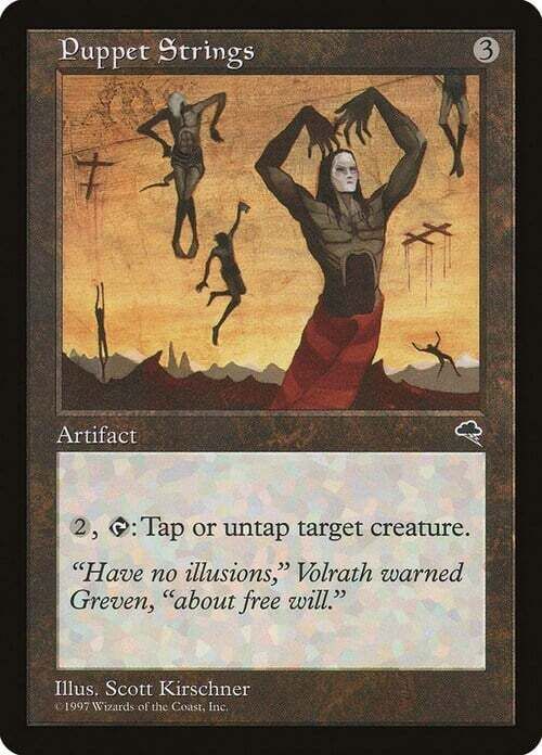 Carta MTG-Fili del Burattino-Tempesta-ITA-EX-Uncommon