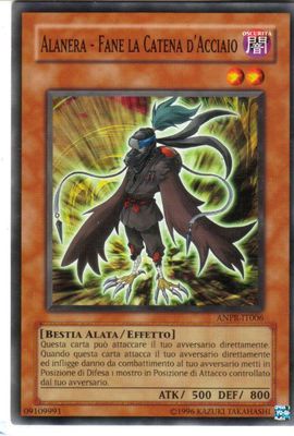 Carta YUGIOH-Alanera - Fane la Catena d'Acciaio-ANPR-IT006-ITA-Good-Common