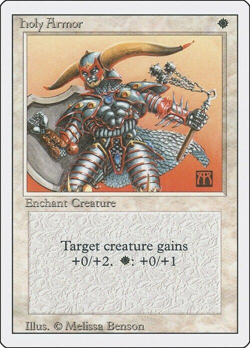 Carta MTG-Holy Armor-Revised-N.023-EN-LP-