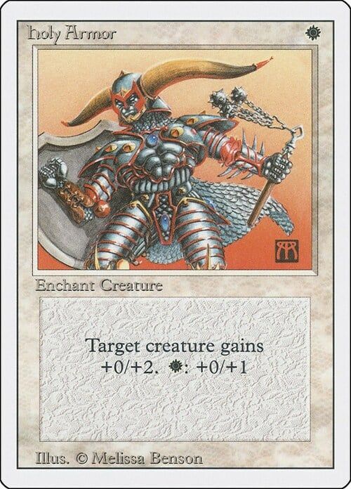 Carta MTG-Holy Armor-Revised-N.023-EN-EX-