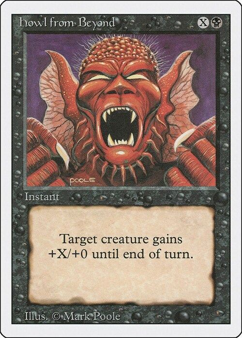Carta MTG-Howl from Beyond-Revised-N.114-EN-LP-