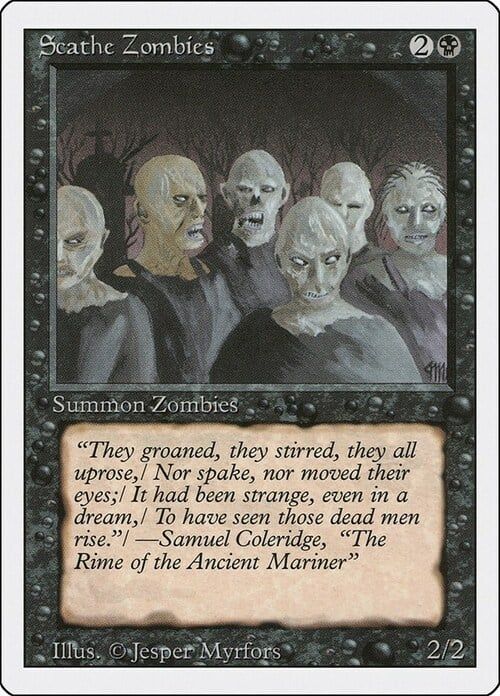 Carta MTG-Scathe Zombies-Revised-N.127-EN-EX-