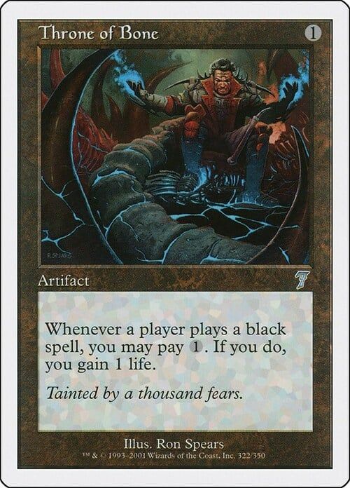 Carta MTG-Trono d'Ossa-Settima Edizione-N.322-ITA-Good-