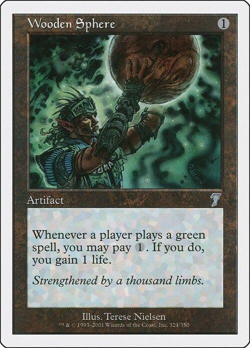 Carta MTG-Sfera di Legno-Settima Edizione-N.324-ITA-Poor-