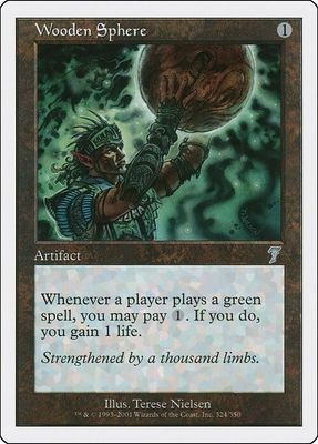 Carta MTG-Sfera di Legno-Settima Edizione-N.324-ITA-Poor-