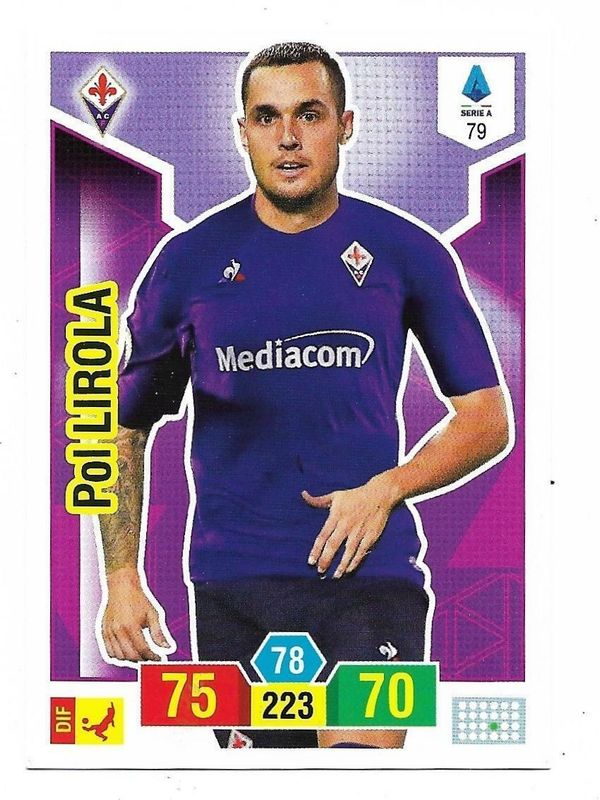 Trading card Adrenalyne 2019-20 - N°79 Pol Lirola  Fiorentina