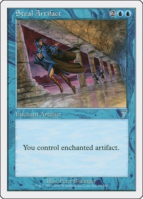 Carta MTG-Rubare Artefatto-Settima Edizione-N.101-CHINA-S-EX-