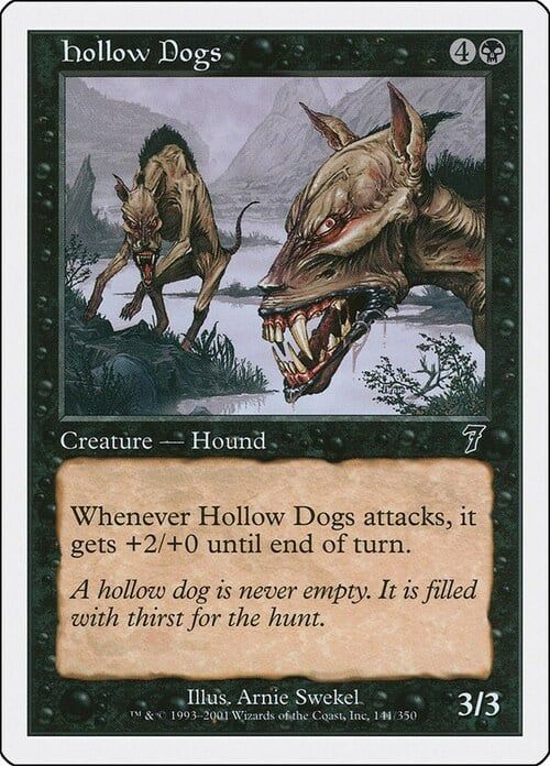 Carta MTG-Cani Cavi-Settima Edizione-N.119-ITA-EX-