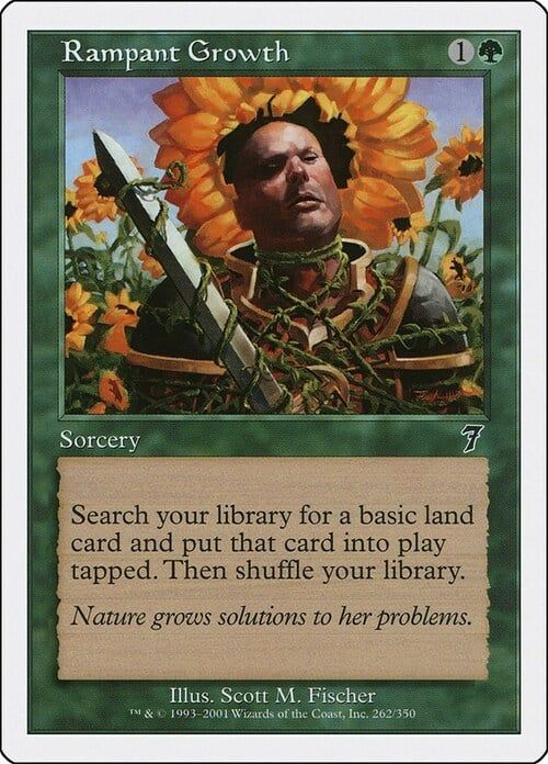 Carta MTG-Crescita Inarrestabile-Settima Edizione-N.250-ITA-Good-