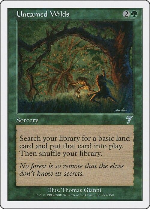 Carta MTG-Natura Incontaminata-Settima Edizione-N.254-ITA-Good-