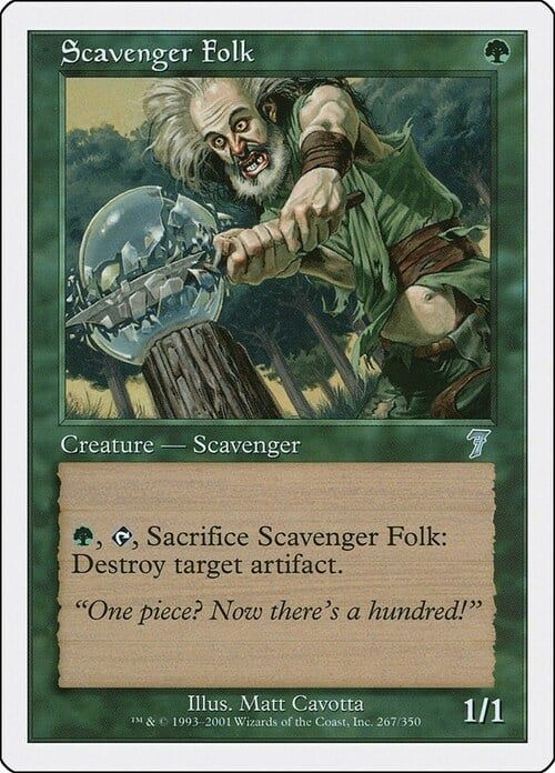 Carta MTG-Reietti di Scarwood-Settima Edizione-N.234-ITA-Good-