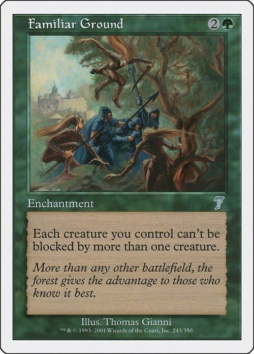 Carta MTG-Terreno Familiare-Settima Edizione-N.265-ITA-LP-