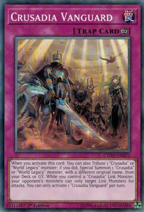 Carta YUGIOH-Avanguardia Crociatia-CYHO-IT071-ITA-NM-Common 1.Ed