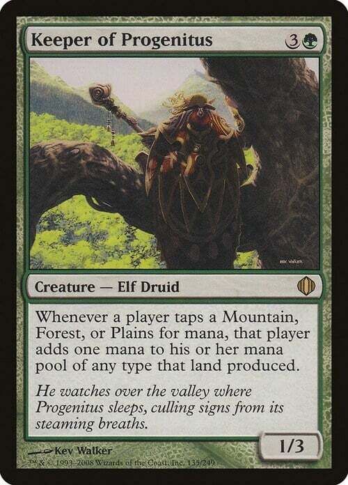 Carta MTG-Custode del Progenitus-Shards of Alara-ITA-EX-Rare