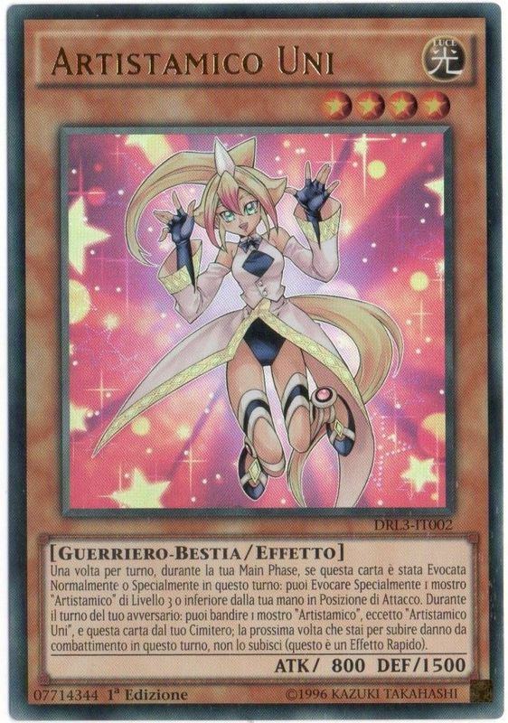 Carta YUGIOH-Artistamico Uni-DRL3-IT002-ITA-NM-Ultra Rare 1.Ed