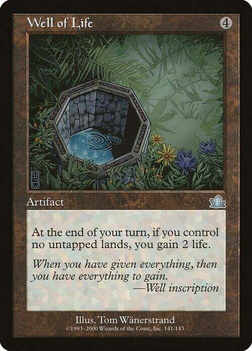 Carta MTG-Pozzo della Vita-Profezia-ITA-LP-Uncommon