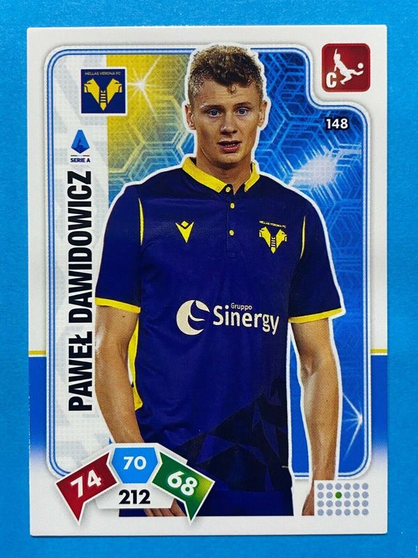 Trading card Adrenalyne 2020-21 - N°148 Pawel Dawidowicz  Verona