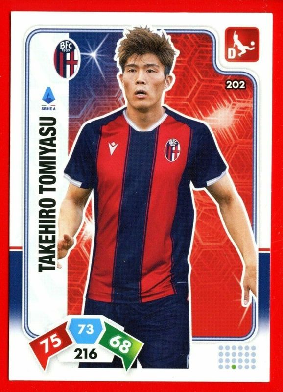Trading card Adrenalyne 2020-21 - N°202 Takehiro Tomiyasu  Bologna