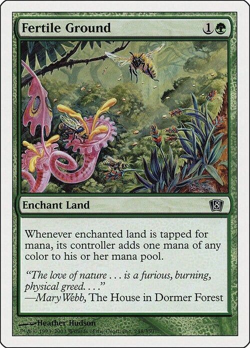 Carta MTG-Terreno Fertile-Ottava Edizione-N.236-ITA-LP-