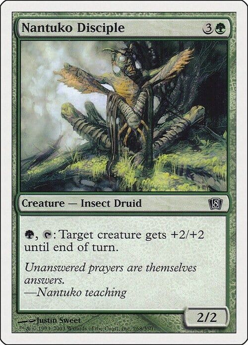Carta MTG-Discepolo Nantuko-Ottava Edizione-N.268-ITA-Good-