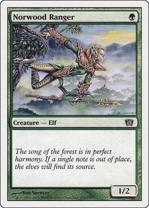 Carta MTG-Ranger di Norwood-Ottava Edizione-N.267-ITA-Good-