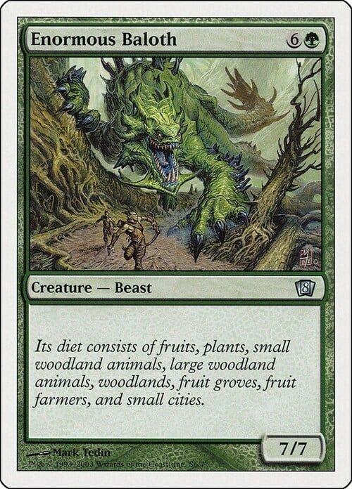 Carta MTG-Baloth Enorme-Ottava Edizione-N.251-ITA-Poor-