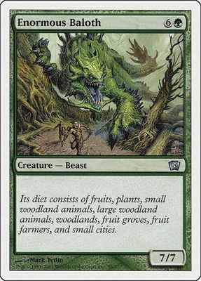 Carta MTG-Baloth Enorme-Ottava Edizione-N.251-ITA-Poor-