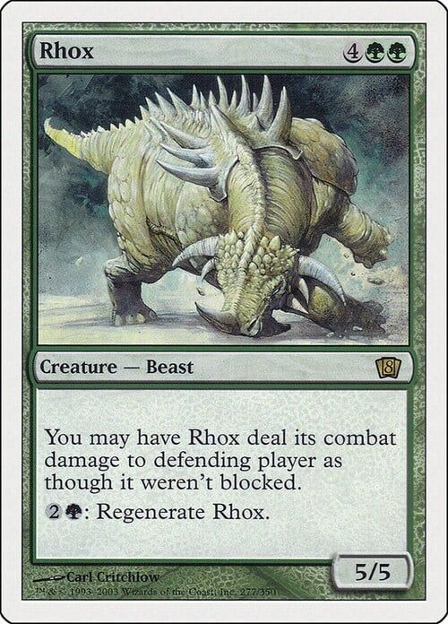 Carta MTG-Rhox-Ottava Edizione-N.265-ITA-Good-