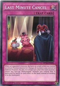 Carta YUGIOH-Annulation de Dernière Minute-MP15-FR238-FRA-EX-Common 1.Ed