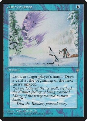 Carta MTG-Chiaroveggenza-Era Glaciale-EN-Good-Common