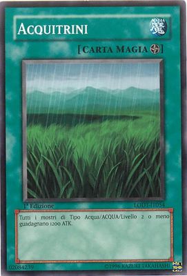 Carta YUGIOH-Acquitrini-LODT-IT054-ITA-LP-Common 1.Ed Carta YUGIOH-Acquitrini-LODT-IT054-ITA-LP-Common 1.Ed